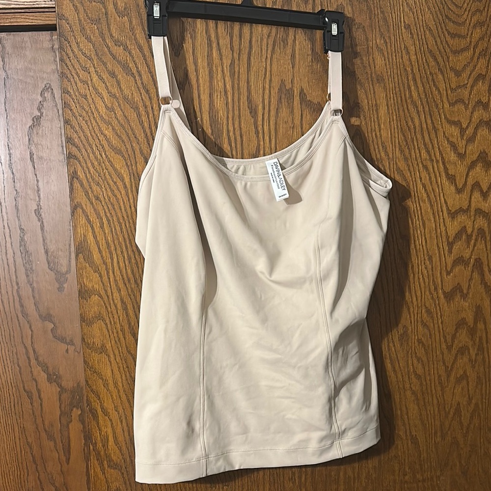 Davin and Adley Busty Amelia Pumping and Nursing Compression Tank Full Length